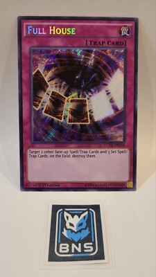 Full House LC5D-EN256 - 1st Edition NM - Secret Rare Yugioh TCG Card-image