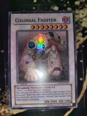 Colossal Fighter (SR) 5DS1-EN043 5d's 2008 Starter Deck 1st Edition-image