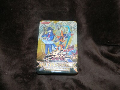 5Ds Yu Gi Oh Duelist Pack Tin Case and Instructions ONLY *NO CARDS*-image