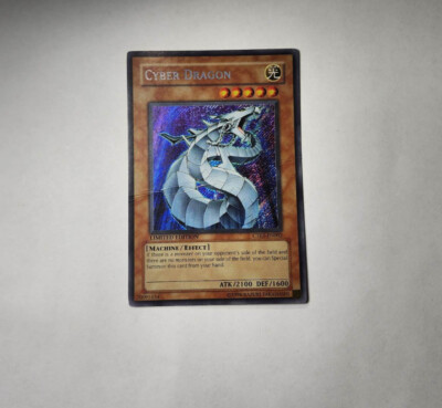 yugioh Cyber Dragon CT03-EN002 Secret Rare Limited Edition CREASED-image