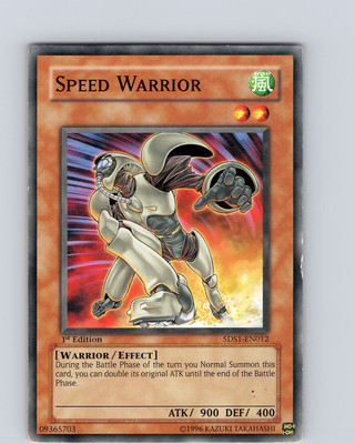 Yu-Gi-Oh TCG Speed Warrior 5DS1-EN012 1st Edition Common Card Played LP-image
