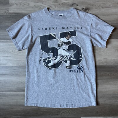 VTG Lee Sports Hideki Matsui New York Yankees T-Shirt Mens Medium Player Tee-image