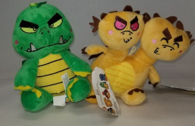 **NEW** - Japanese Monster Mania Plush: Rodan and 2-Headed Ghiddy-image