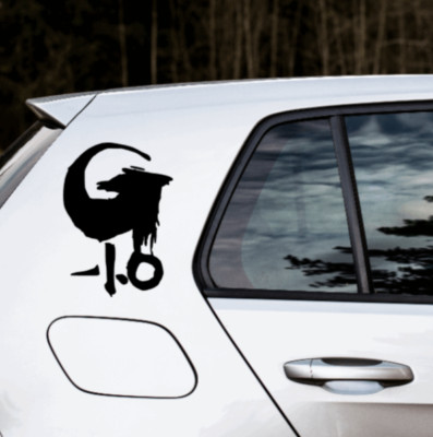 Godzilla -1 , Godzilla Decal, Iron On Multi Colour Kaiju  Car, Window, Shirt-image