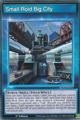 YUGIOH CARD SMALL ROLD BIG CITY SGX2-ENS12 1ST EDITION COMMUN-image