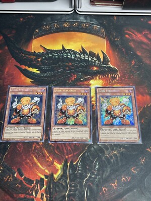 Yugioh Junk Synchron LC5D-EN002 LC5D-EN002 Secret Rare 1st X3 Play set NM / LP-image