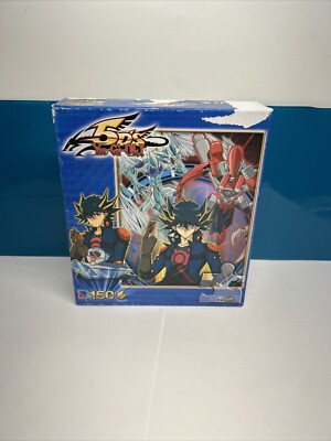2009 Yu-Gi-Oh 5Ds 150 Piece Puzzle - New & Sealed Damaged Box-image