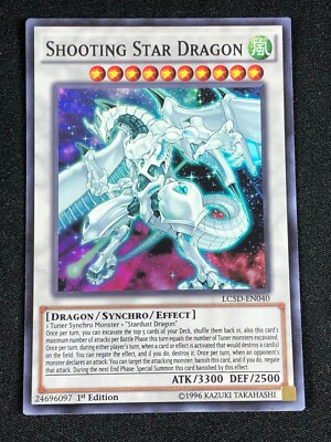 YUGIOH SHOOTING STAR DRAGON LC5D-EN040 1ST SUPER (NM)-image