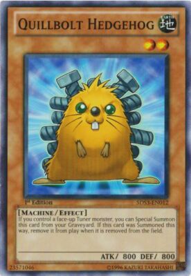 Yu-Gi-Oh! - Quillbolt Hedgehog  (5DS3-EN012) - Starter Deck Duelist Toolbox - NM-image