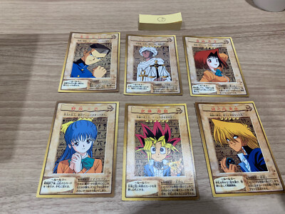 Yu-Gi-Oh Yugi Joey  TRSTAN Teagardner Shadi Bandai 6 Sheets Cards From Japan-image