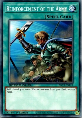 Reinforcement of the Army SGX3-END11 Speed Duel GX 1st Edition-image