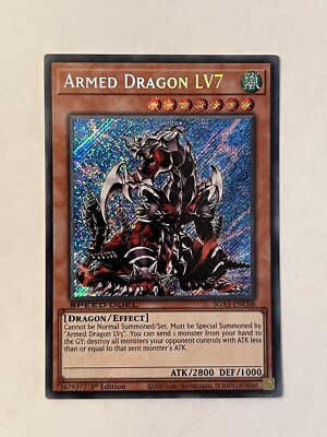 Yu-Gi-Oh! TCG Armed Dragon LV7 Speed Duel GX: Duel Academy Box SGX1-ENC08 1st...-image