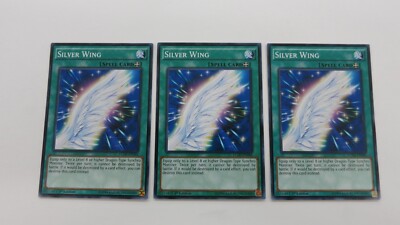 3x  SILVER WING SPELL CARD 1ST EDITION  LC5D-EN046 COMMON  YUGIOH  NM  UNPLAYED-image