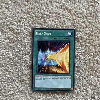 Half Shut 5DS3-EN019 Yu-Gi-Oh! Card Light Play 1st Edition-image