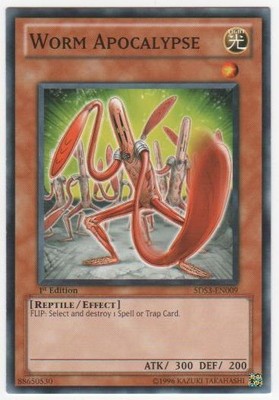 Worm Apocalypse - 5DS3-EN009 - Common - 1st Edition Near Mint Starter Deck: Duel-image