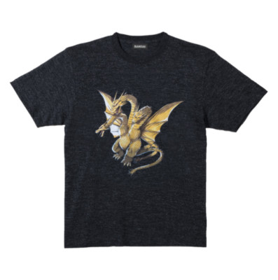 Godzilla vs. King Ghidorah Deformed Art T-shirt King Ghidorah Pattern TOHO Japan-image