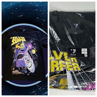 Mask And Disguise Marvel Silver Surfer Cosmic Solo T-Shirt Tee 2XL NEW SEALED-image