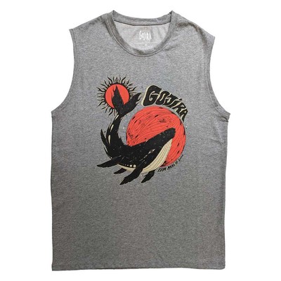 Gojira Tank Top Muscle T Shirt Whale Band Logo new Official Unisex Grey-image