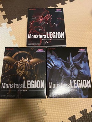 Yu-Gi-Oh! Monsters LEGION Slifer Ra Obelisk God Card Figure Set of 3-image