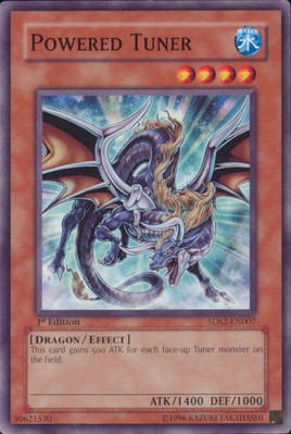 Yugioh Powered Tuner #5DS2-EN007 5D's Starter Deck 2009 1st Edition-image