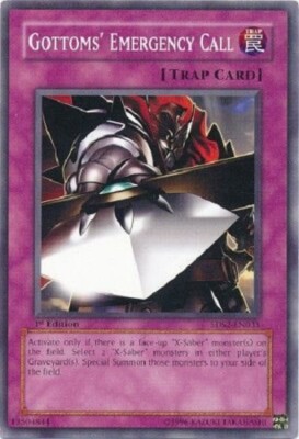 *** GOTTOMS' EMERGENCY CALL *** (LP) 5DS2-EN033 1ST EDITION YUGIOH! -image