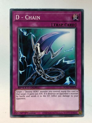Yu-Gi-Oh! Speed Duel GX: Duel Academy D - Chain SGX1-ENB18 NM/M-image