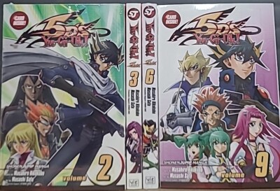 Yu-gi-oh! 5D'S Manga Viz Media Yugioh Vol, 2,3,6,8,9 Card Inside, New English -image