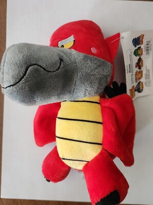 Japanese Monster Mania Red Godzilla Mothy Plush Good Stuff Animal With Tag-image