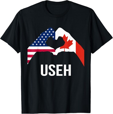 Funny Canada American Flag US EH T-Shirt-image