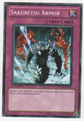 Sakuretsu Armor - 5DS3-EN035 - Common - 1st Edition NM YuGiOh!  Starter Deck Car-image