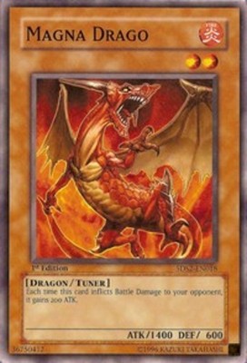 Magna Drago - 5DS2-EN018 - Common - 1st Edition Near Mint 5D's Starter Deck 2009-image