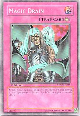 Magic Drain 5DS2-EN035 Yu-Gi-Oh! Light Play 1st Edition-image