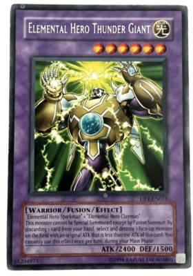 Yu-Gi-Oh! Elemental Hero Thunder Giant – Rare Card-image