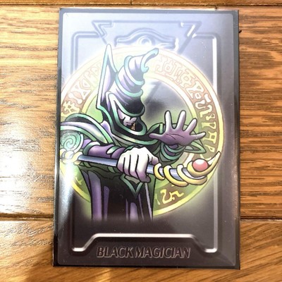 Yu-Gi-Oh! Black Mage Knight Vintage 1st Ed Badge Card Used Rare-image