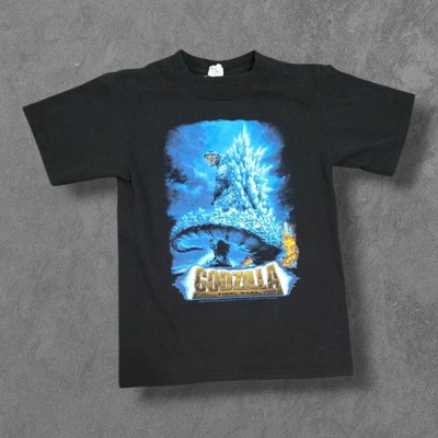 Vintage Godzilla Final Wars Mens Small Short Y2K 2004 Rare-image
