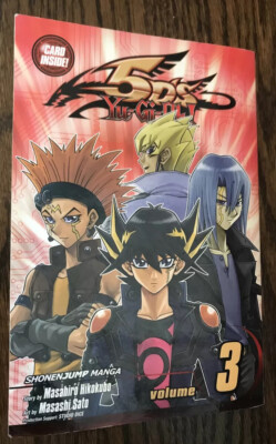 yu-gi-oh! 5d's volume 3 (NO CARD) manga book Hikokubo & Sato 1st printing 2012-image