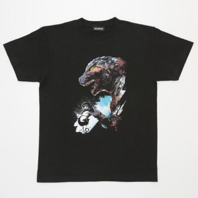 Godzilla Minus One-t-shirt- cotton 100%- Black Ⓑ - Size: XL (JP) GODZILLA STORE-image