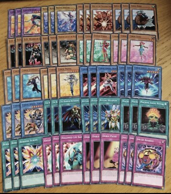 🔥CYBER ANGEL RITUAL DECK CORE 60 CARDS TOTAL - SGX1 SPEED DUEL GX BOX - YUGIOH-image