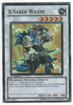 1 x X-Saber Wayne - 5DS3-EN042 - Super Rare - 1st Edition Near Mint, English-image