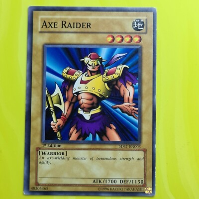 Axe Raider | YUGIOH | 5DS1 | 1st EDITION | COMMON | 2008 | NM #17-image