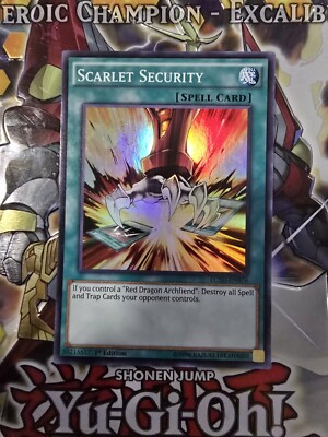 Yugioh - Scarlet Security LC5D-EN076 1st Edition Super Rare NM-image