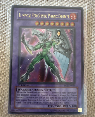 Elemental Hero Shining Phoenix Enforcer EOJ-EN033 Enemy of Justice 1st Edition-image