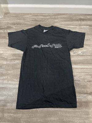 Vintage 90s Mr. Flood’s Party Detroit T Shirt Sz S (34-36) Ann Arbor USA Black-image