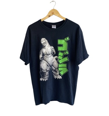Vintage Godzilla Movie Tee 2000s Y2K comic t shirt Rare VTG promo -image