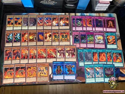 Yugioh Axel Brodie Volcanic Blaze Accelerator Deck, Pyro, Fire, Burn, Gx-image