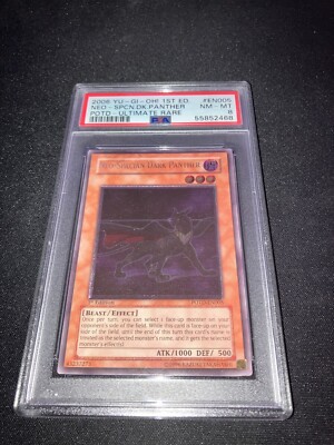 YUGIOH - Neo-Spacian Dark Panther Ultimate rare POTD-en005 1st PSA 8-image