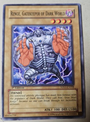 Yugioh Renge, Gatekeeper Of Dark World 1st Edition 5DS1-EN008-image