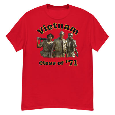 Vietnam Veteran T-shirt, USA, class of '71, cotton, all sizes, Men's classic tee-image