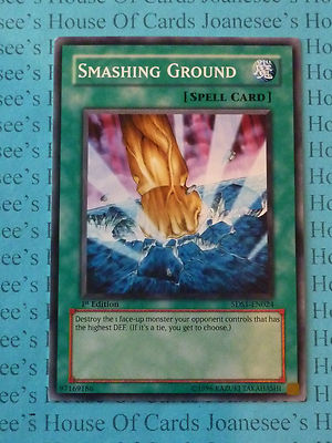 Smashing Ground 5DS1-EN024 Yu-Gi-Oh Card 1st Edition New-image