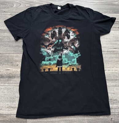 Godzilla Strange Titans Shirt Adult Size Medium Black Short Sleeve Gildan-image